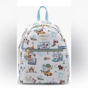 Loungefly Walt Disney World 50th Anniversary Mini Backpack NWT